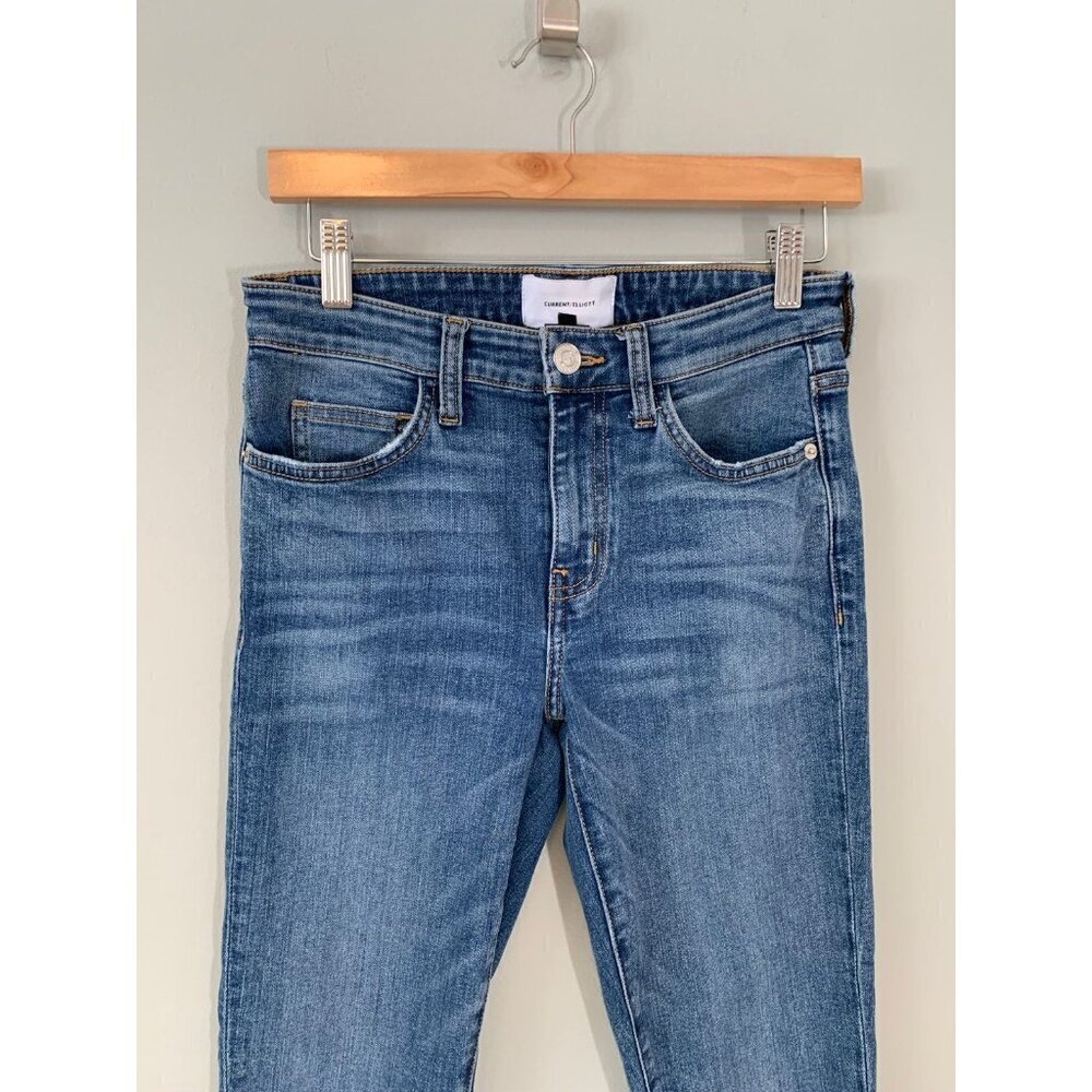Current Elliott The Original Ankle Stiletto Skinny‎ Jeans Blue Medium Wash 28 - Picture 2 of 11